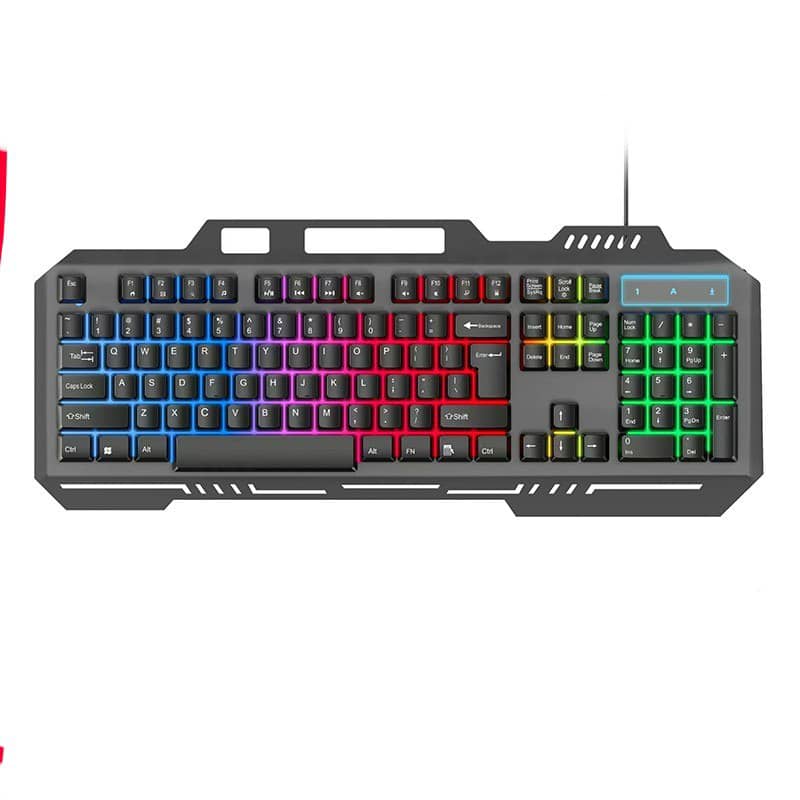 کیبورد گیمینگ RGB برند T-WOLF مدل T16