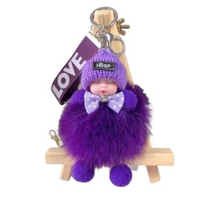 جا کلیدی عروسکی طرح نوزاد پشمالو