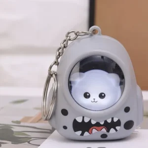 جا کلیدی چراغ دار طرح گربه و خرس