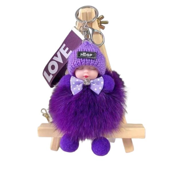 جا کلیدی عروسکی طرح نوزاد پشمالو